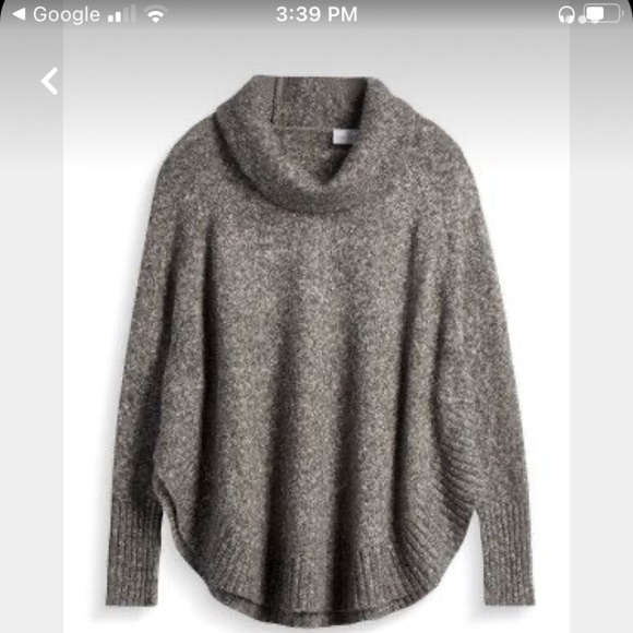 LEO&NICOLE Cottagecore Cowl Neck Dolman Sleeve round hem sweater SM oversized - Picture 3 of 7